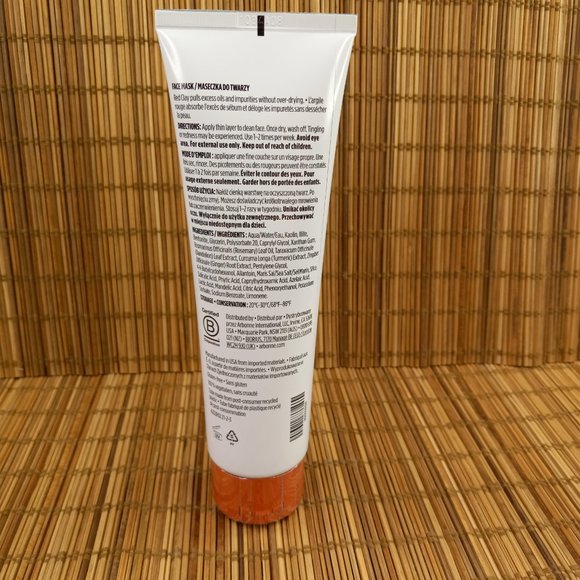 Arbonne Oil Balancing Mask With Red Clay 5 oz New Sealed Tube - Picture 3 of 4
